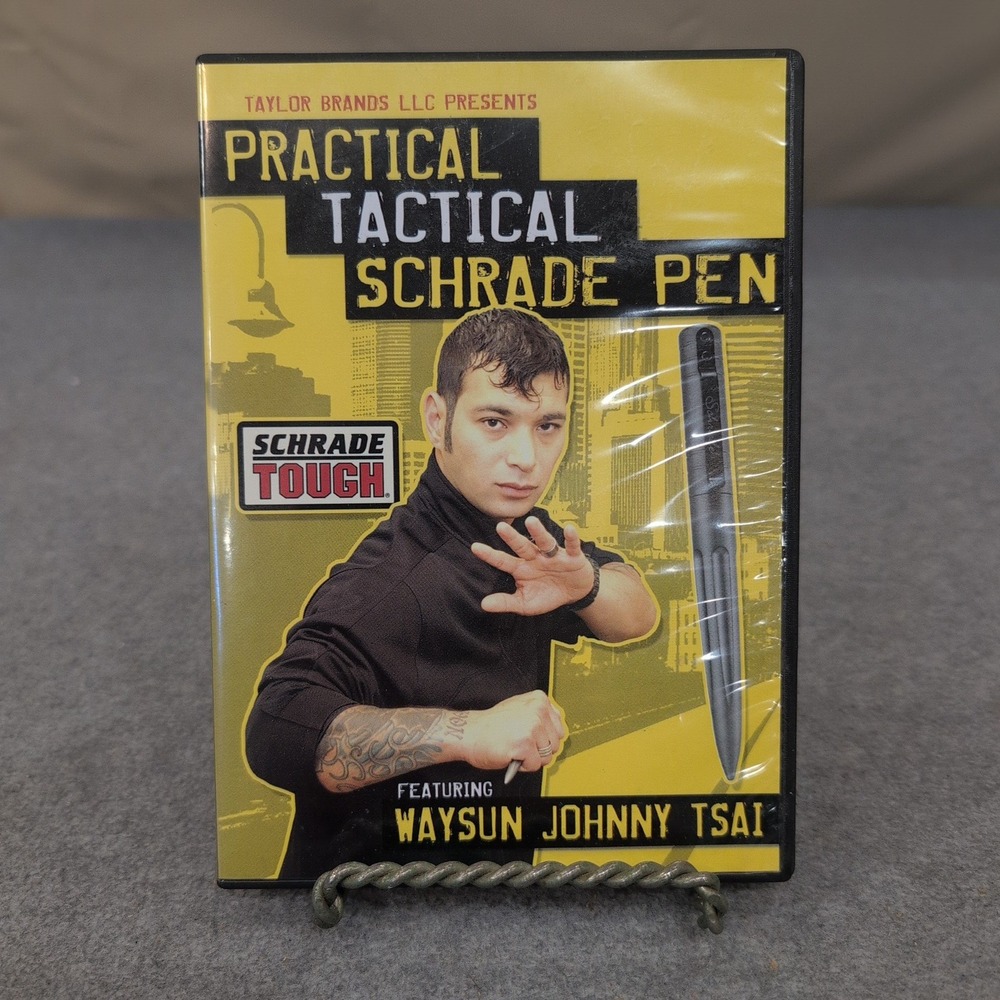 Practical Tactical Schrade Pen DVD Waysun Johnny Tsai‎ Self Defense Training New